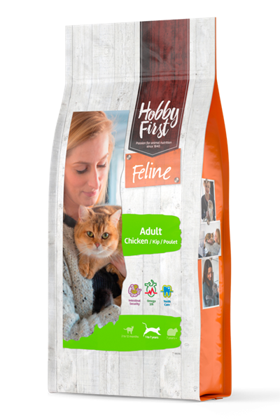 Voksen med kylling 6 kg, HobbyFirst Feline