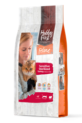 Voksen, sensitive, sterealiseret, med kalkun 1,5 kg, HobbyFirst Feline
